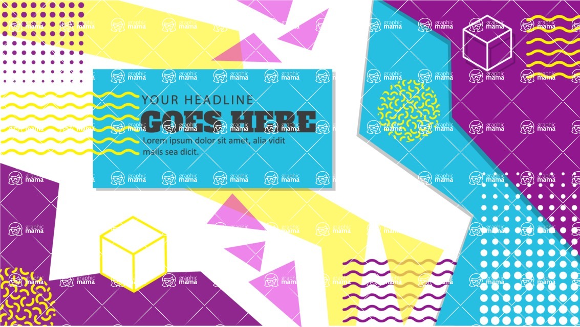 vector backgrounds - a rich collection (vector pack) of beautiful shapes and modern color palettes - Vector Background Design Concept with Modern Shapes